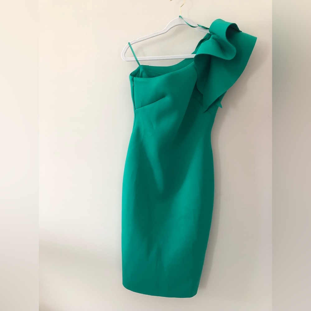 Eliza J dress, green, EUC
